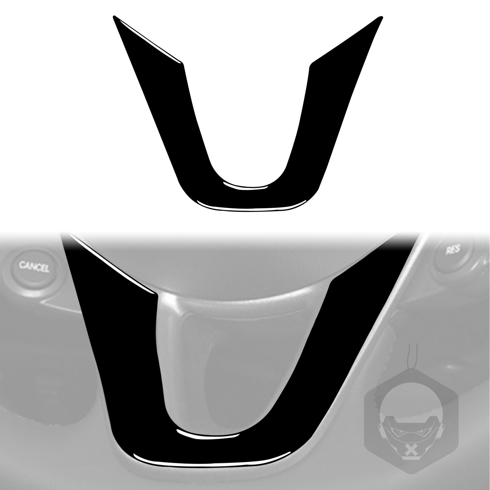 适用于16-21奔驰smart方向盘下帖钢琴黑亮黑汽车内饰改装装饰配件,电动车/配件/交通工具,更多电动车零/配件,淘宝优惠券,粉丝福利购,淘宝优惠卷