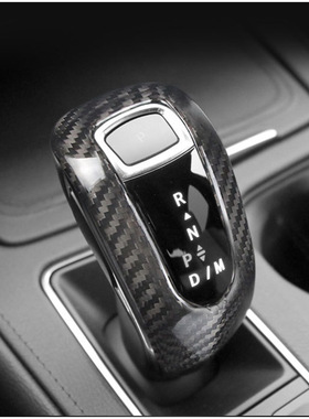 适用于凯迪拉克CT6 XT4真碳纤维排挡头换档盖贴件汽车改装内饰