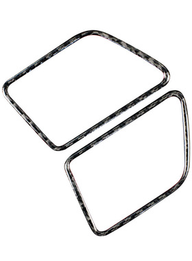 适用雷克萨斯RX300200T450H碳纤维侧面仪表出风口内饰改装配件贴