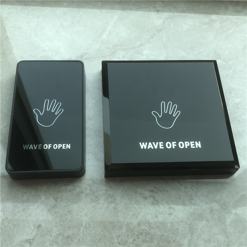 非接触红外感应开关 玻璃面 12V 24V 自动门 门禁 明装 出门按钮