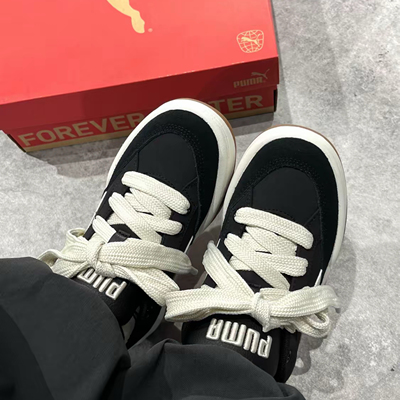 面包鞋PUMA经典复古透气休闲板鞋彪马厚底休闲鞋CAVEN 397495