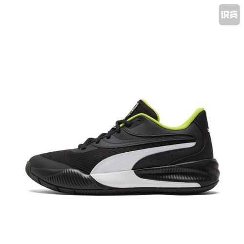 Puma triple 抗冲击 防滑耐磨 实战 篮球鞋 黑色/白色195217