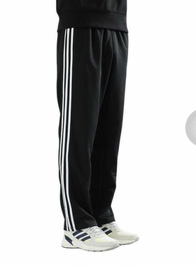 Adidas/阿迪达斯经典三条纹舒适透气针织运动休闲长裤KA8350