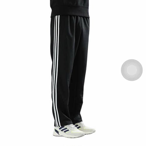 Adidas/阿迪达斯经典三条纹舒适透气针织运动休闲长裤KA8350