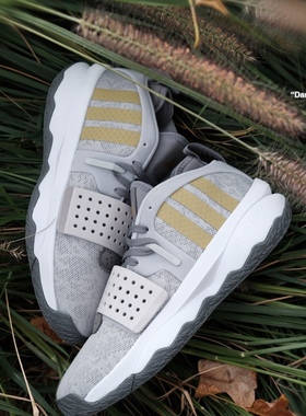 adidas Dame 8 Extply 中高帮  实战篮球鞋 灰色 IG8086