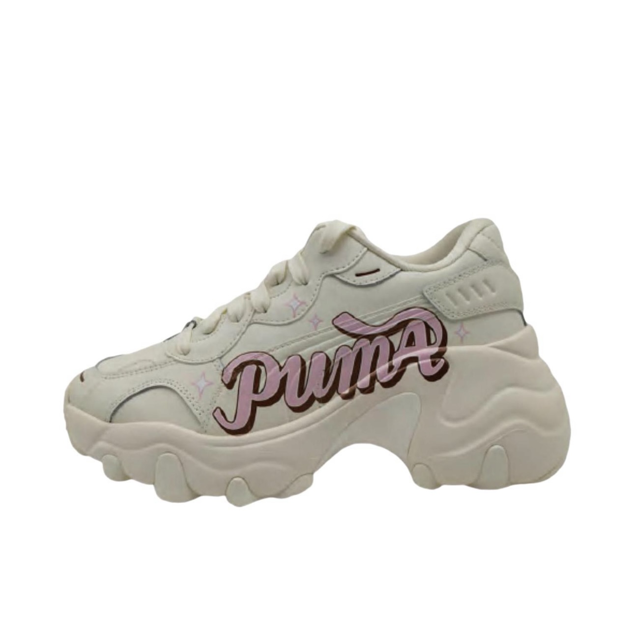 Puma/彪马 Pulsar Wedge Tech Glam 舒适轻便 防滑厚底 复古运动