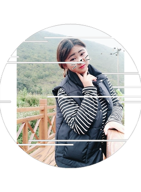 韩版显瘦立领短款女百搭面包马夹