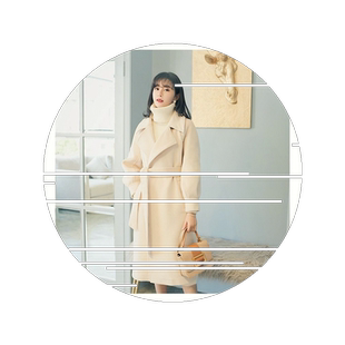【夹棉/不夹棉】秋冬毛呢外套女灯笼袖收腰女中长款学生呢子大衣