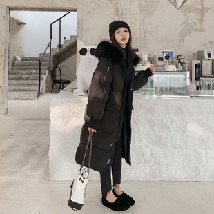 冬季2026新款韩版潮面包服宽松棉衣加厚棉袄羽绒棉服女中长款
