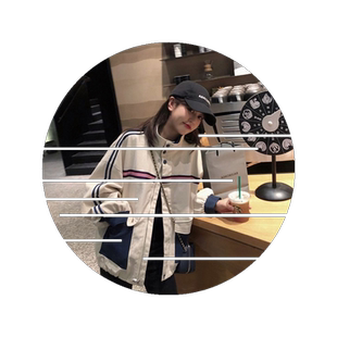 原宿风棒球服百搭撞色bf工装上衣女潮外套女韩版宽松学生港味