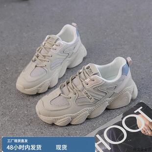 韩版2025春秋新款女百搭ins潮爆款学生校园高颜值软底轻便运动鞋6