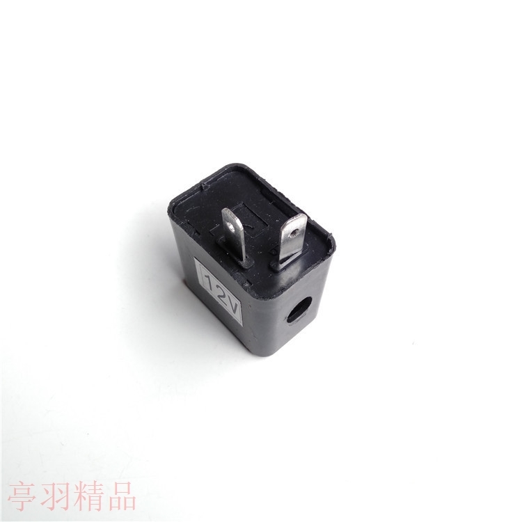 电动车摩托车转向灯闪光器 12v48v60v通用两线转弯灯有声音蜂鸣器