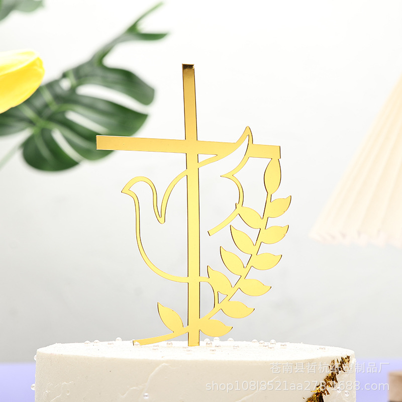 AmazonPigeonCrossCakeDeco