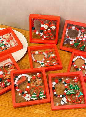 Hot selling Christmas bracelets, handmade bracelets, colorf