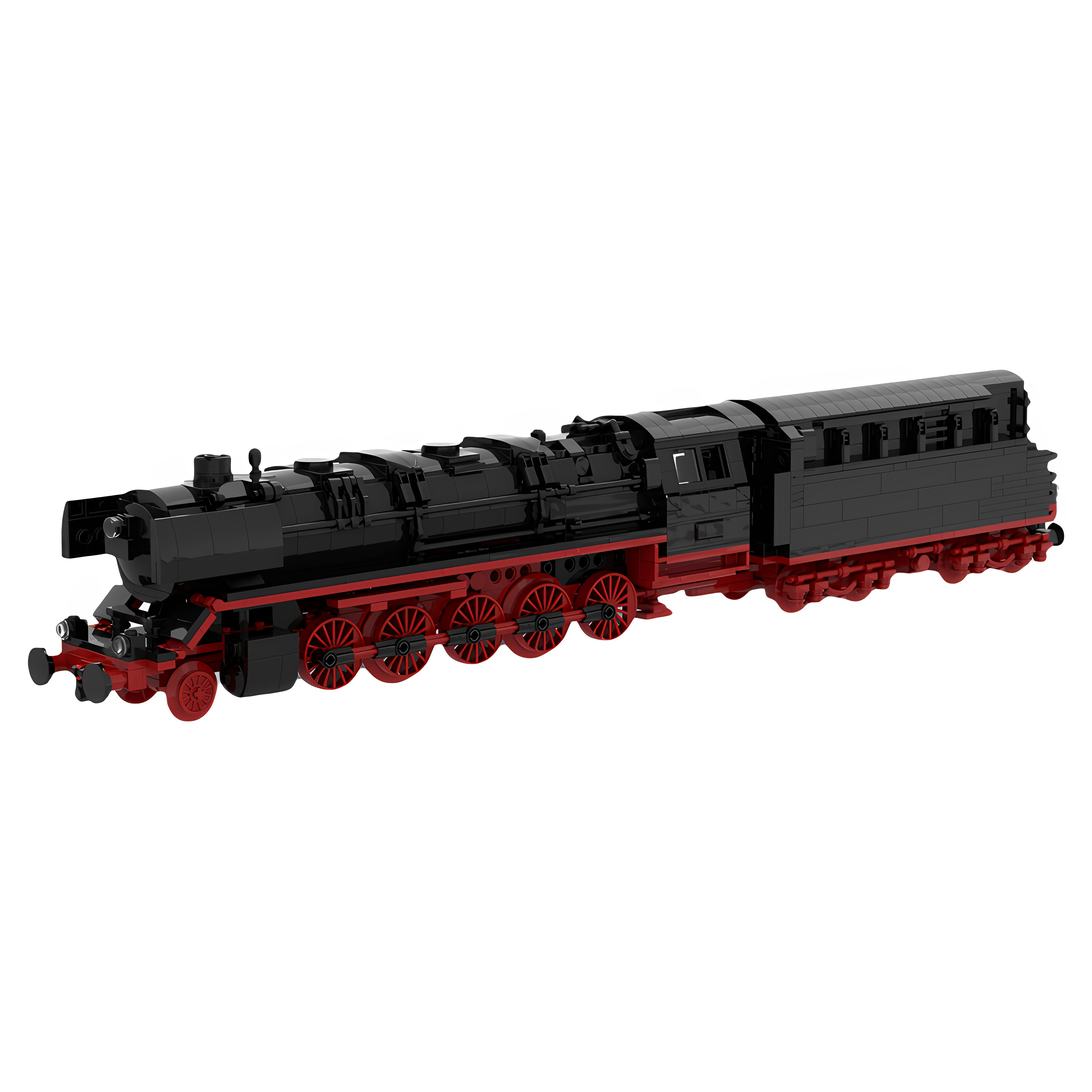 高砖零件MOC-109845蒸汽机车