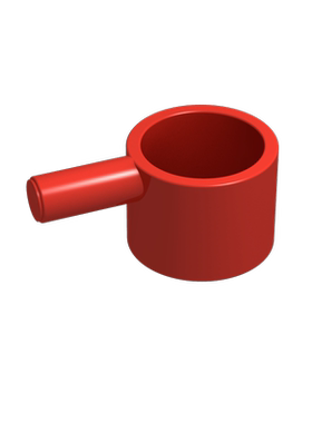 华志积木4529配件奶锅杯子装饰配件零件MOC补件拼装拼插玩具