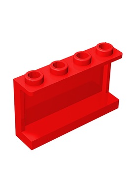 华志积木14718积木1x4x2墙壁板玩具配件零件拼装拼插