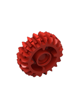 华志积木35185积木双斜面20齿传动齿轮玩具配件零件拼装拼插