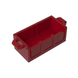 积木4738 2x4 宝箱零件配件MOC定制DIY礼品玩具科教