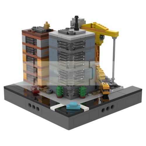 高砖零件MOC-159909摩天大楼