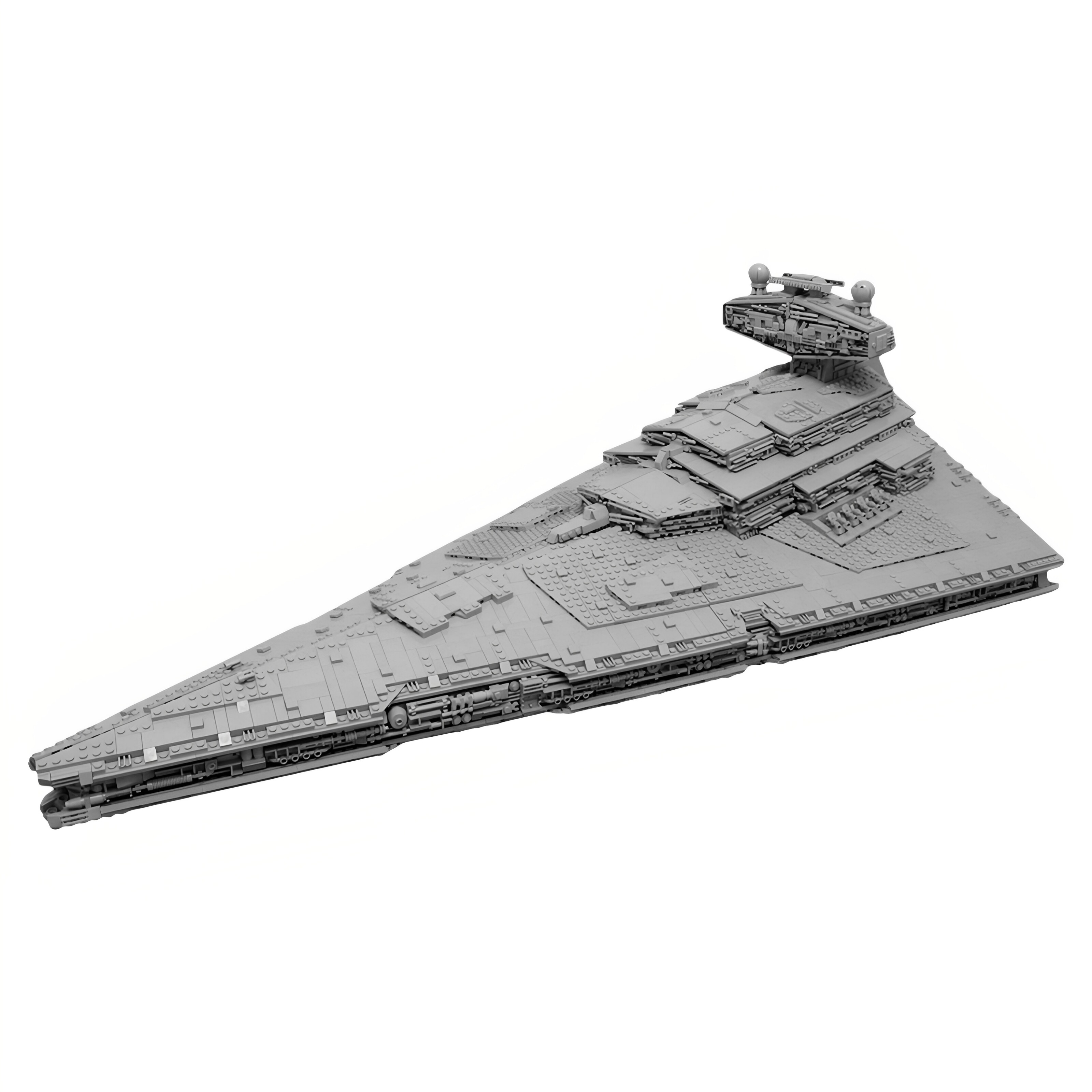 现货小颗粒MOC-9018星球大战战舰ISD攻击者大型积木玩具礼物摆件