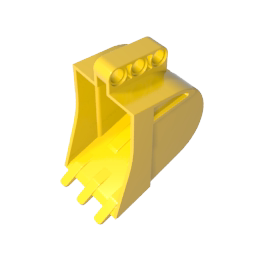 积木24120 4x7 挖掘机斗 铲斗零件配件MOC定制DIY礼品玩具科教