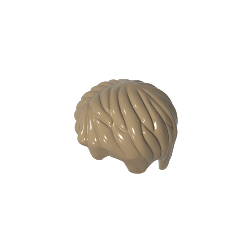 积木62810 男孩人仔头发零件配件MOC定制DIY礼品玩具科教