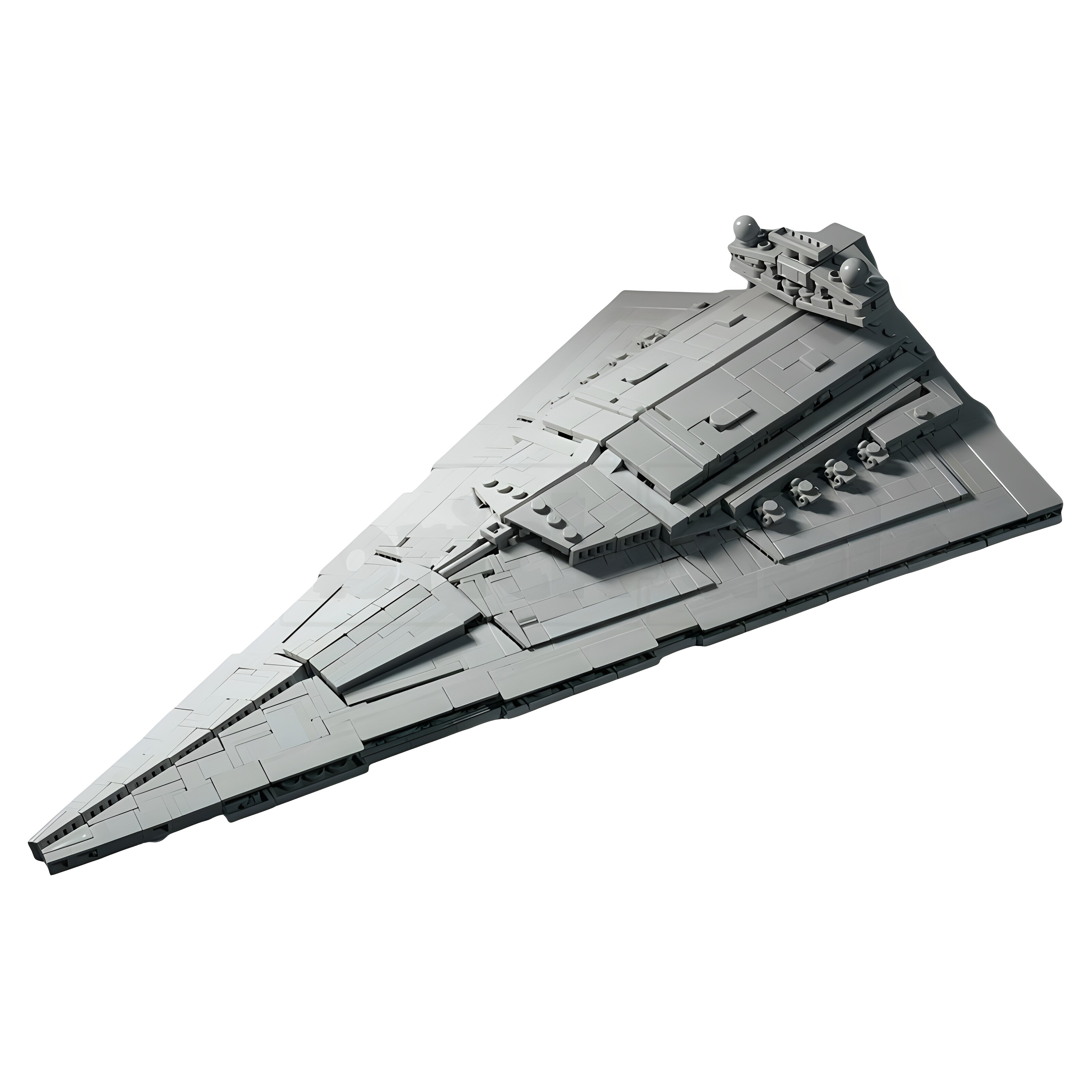现货小颗粒MOC-254429复仇者主力舰积木益智玩具模型礼物摆件 - 实物图