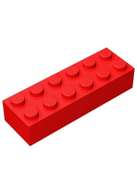 华志积木44237-2456积木2*6砖玩具配件零件拼装拼插