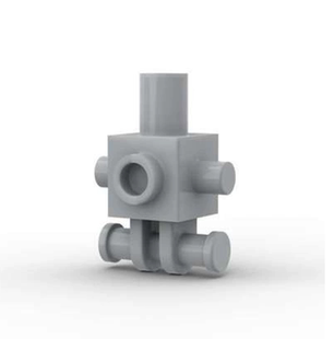 华志积木 24078  机械身体躯干 国产科技教育积木零件 moc