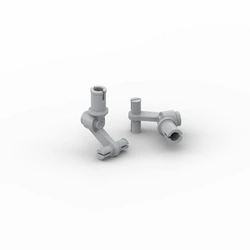 华志积木 61483 小颗粒国产科技教育零件带栓飞机起落支架moc配件