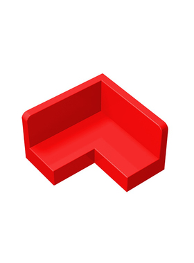 积木91501-31959 2x2x1 转角墙壁板零件配件MOC定制DIY礼品玩具科