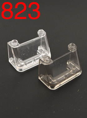 华志积木3823积木2x4x2 挡风玻璃玩具配件零件拼装拼插