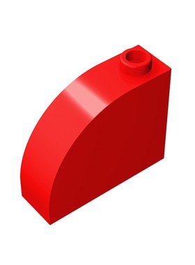 华志积木33243积木1x3x2 弧形砖 曲面砖玩具配件零件拼装拼插