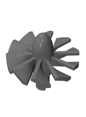 华志积木43122-18753-46667积木φ2.4cm 螺旋桨桨叶玩具配件零件