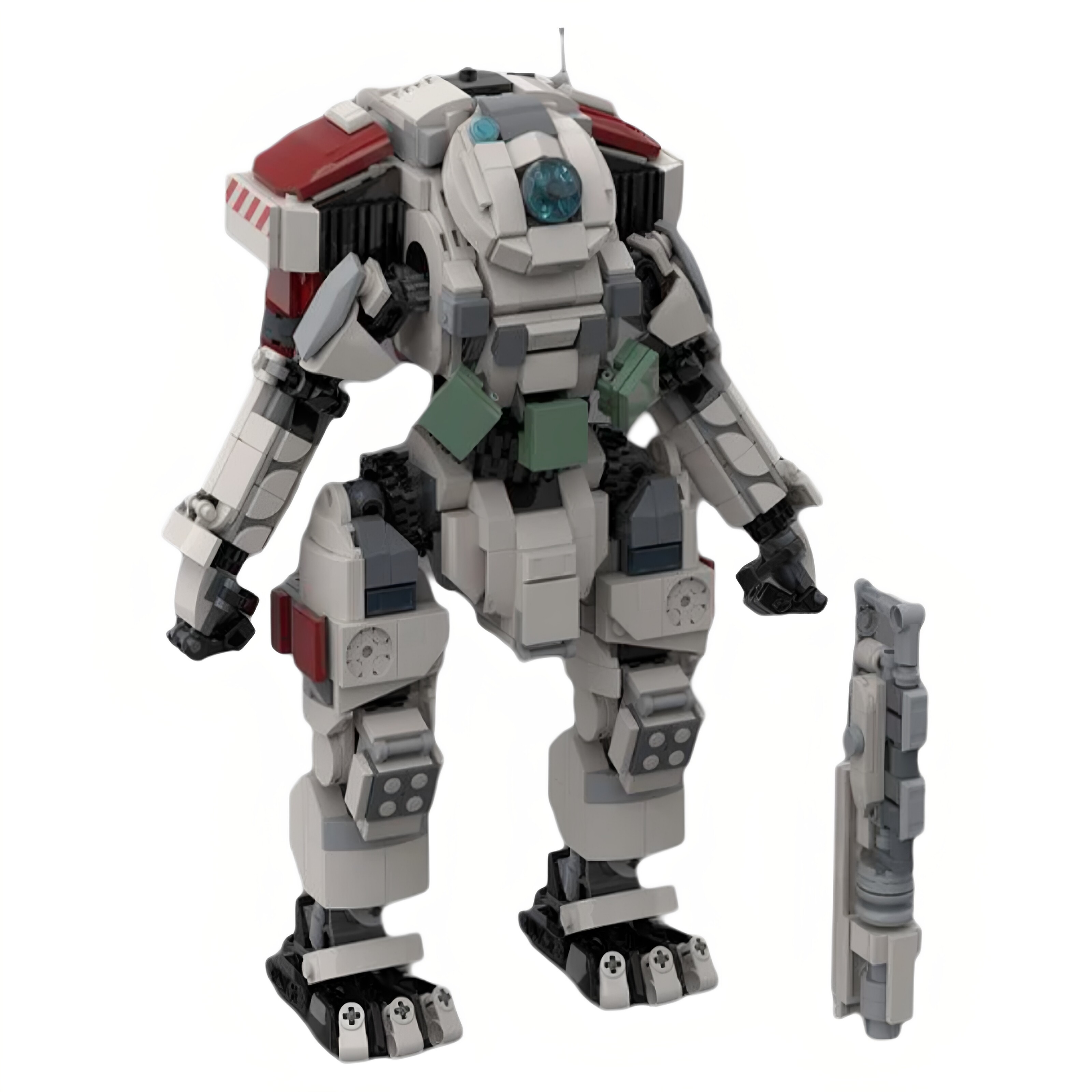 现货小颗粒MOC-74288星战机甲泰坦陨落积木益智玩具模型礼物摆件