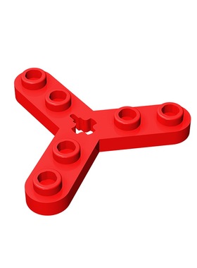 华志积木32125积木三叶带孔板玩具配件零件拼装拼插