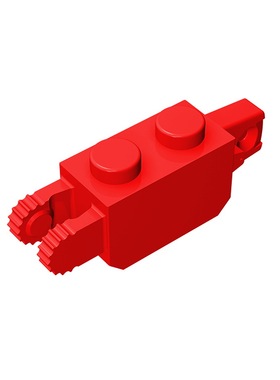 华志积木30386积木1x2 两侧带铰链砖玩具配件零件拼装拼插