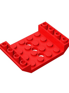 华志积木60219积木4x6 带孔反向斜坡面砖玩具配件零件拼装拼插