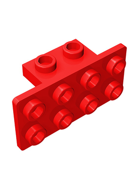 积木93274-21731 1x2-2x4 托架件零件配件MOC定制DIY礼品玩具科教