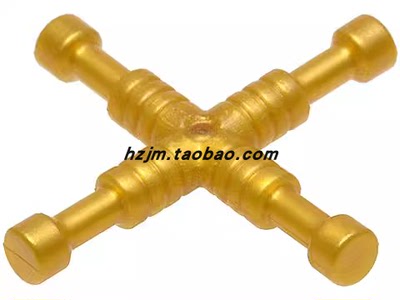 华志积木零配件 11402d 604553中国国产小颗粒拼插积木 十字扳手