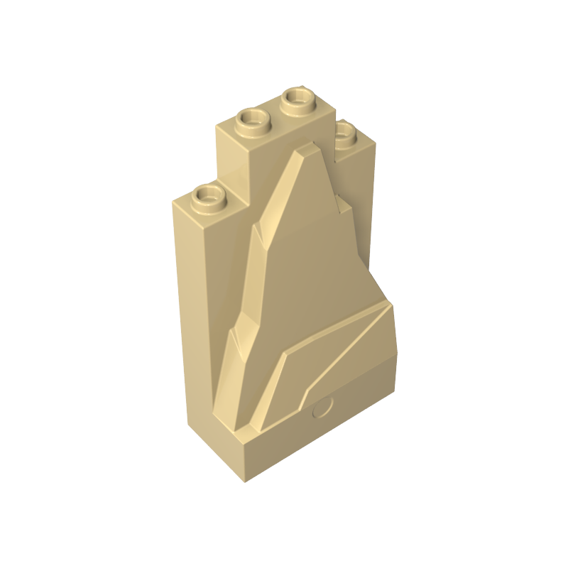 积木47847 墙体构件2X4X6 冰山零件配件MOC定制DIY礼品玩具科教