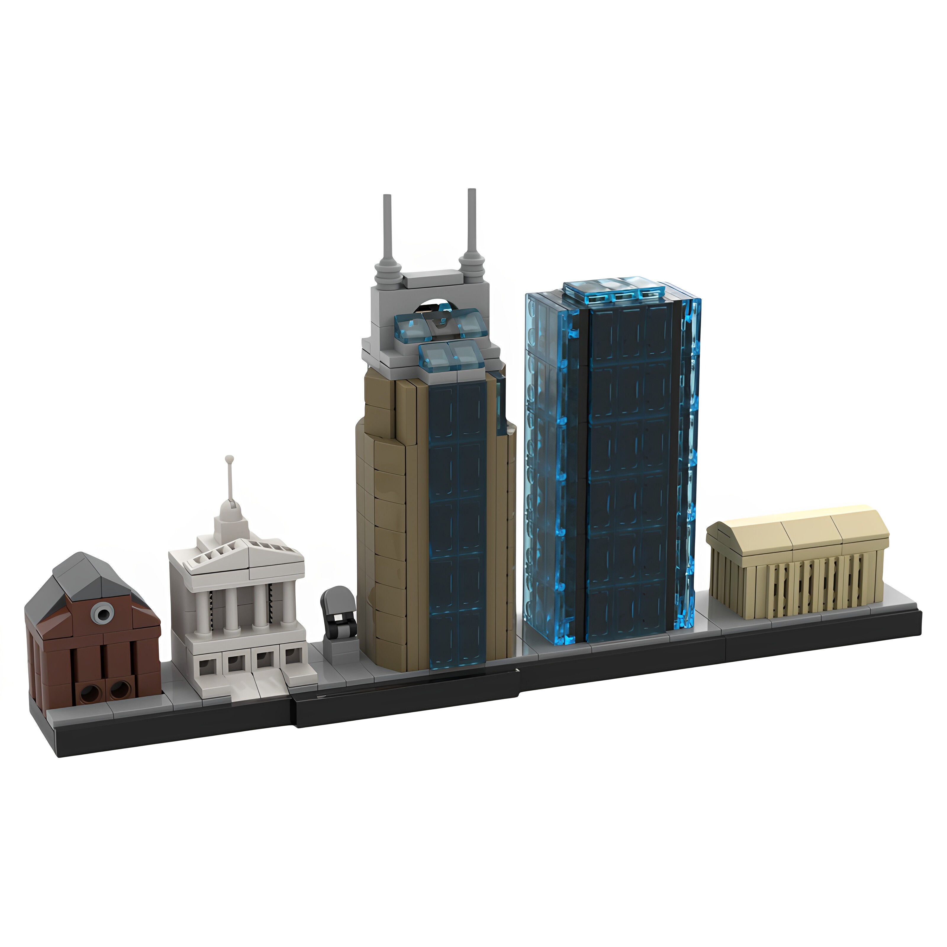 MOC-42519纳什维尔天际线积木图片
