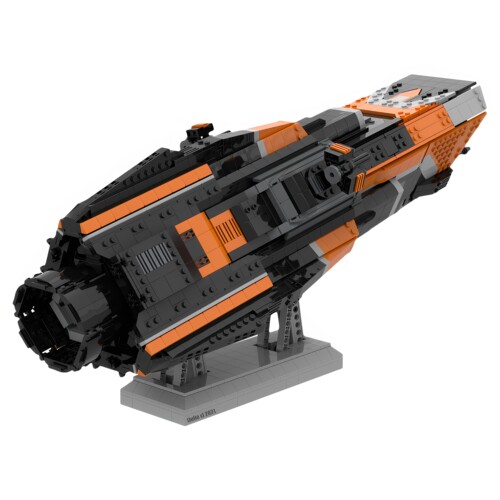 MOC-66577小颗粒巡逻驱逐舰积木