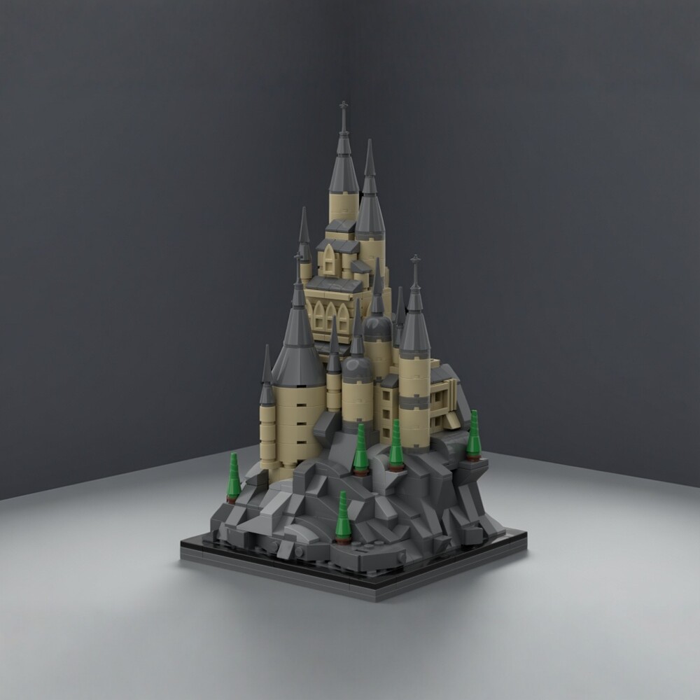 现货小颗粒MOC-135821哈利波特微型城堡微型积木益智模型礼物摆件
