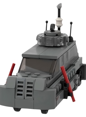 现货小颗粒MOC-216529龙卷风拦截车TIV2积木益智玩具模型礼物摆件