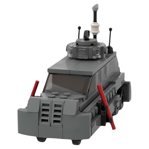 MOC-216529龙卷风拦截车积木