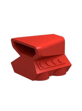 华志积木50943-15547配件发动机进气口MOC补件拼装拼插玩具