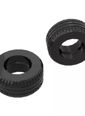 积木汽车配件型号58090 30.4x14轮胎匹配55981 55982轮毂