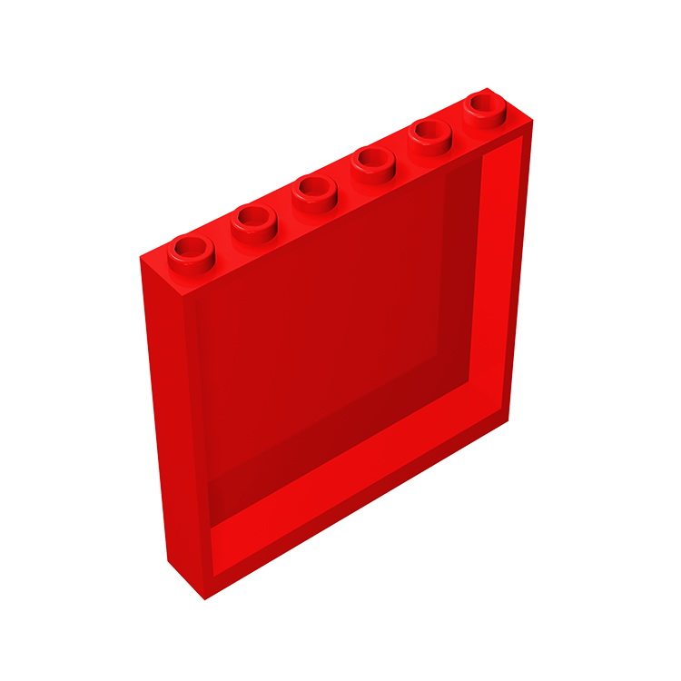 华志积木59349-35286积木1x6x5墙壁板玩具配件零件拼装拼插